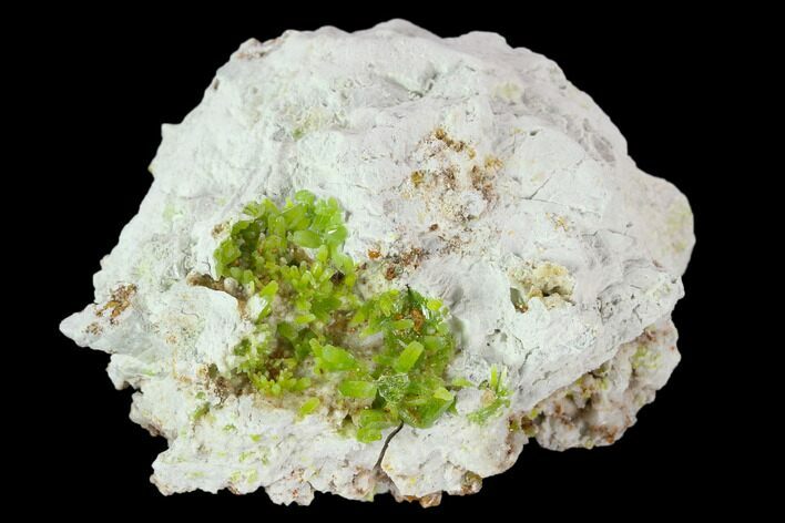 Vibrant Green Pyromorphite Crystal Cluster - China #128577